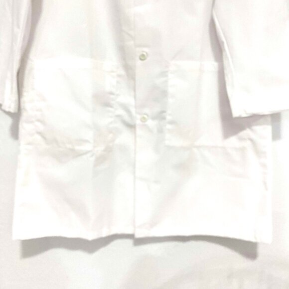 Fashion Seal Medical Laboratory Long Jacket White Size L - Picture 6 of 9